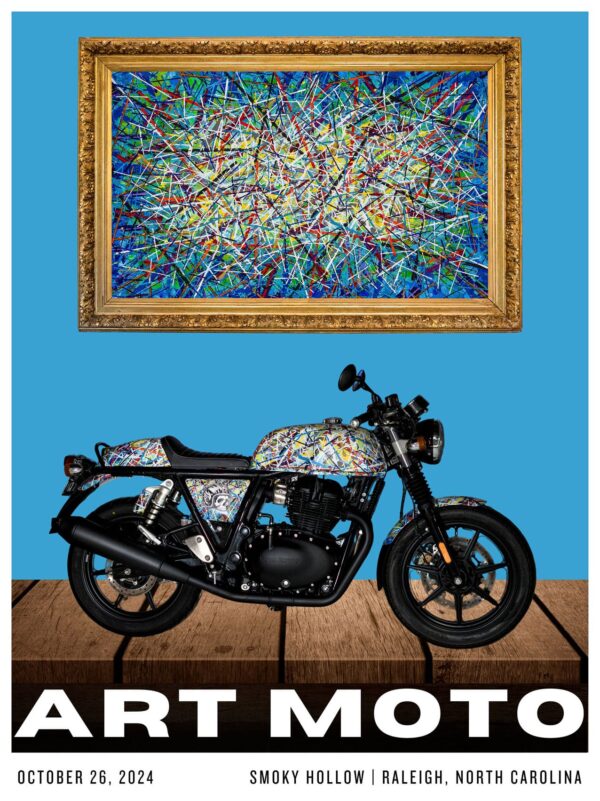 Official Art Moto Festival Signed Poster