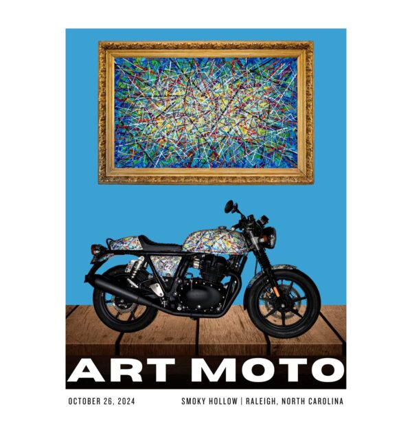Official Art Moto 2024 Signed Poster